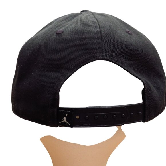 Never Worn Condition Air Jordan Jumpman Cap Snapback Black Embroidered Logo - Picture 7 of 8